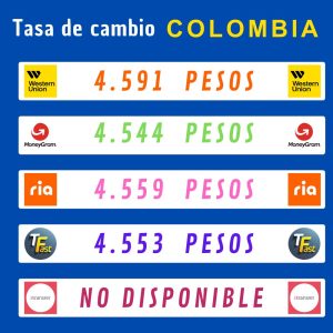 enviar dinero a colombia