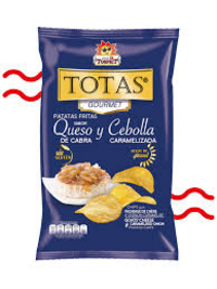 totas queso y cebolla