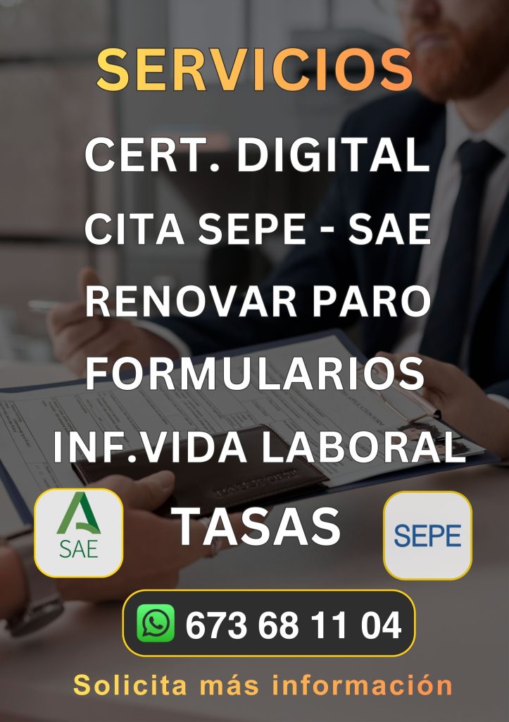 renovar-paro-sepe-sae-vida-laboral-formularios-tasas-servicios-sevilla