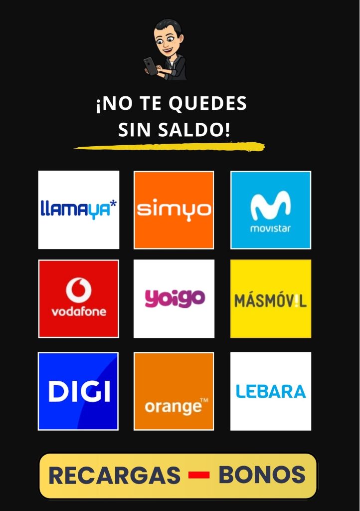 recargar saldo - activar bono - locutorio - sevilla